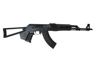 California compliant black AK-47 chambered in 7.62x39.